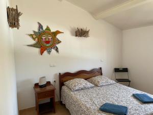 Postel nebo postele na pokoji v ubytování Villa sol e mar