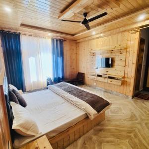Voodi või voodid majutusasutuse Ekaant Stays - Manali toas