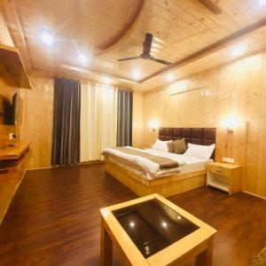 Voodi või voodid majutusasutuse Ekaant Stays - Manali toas