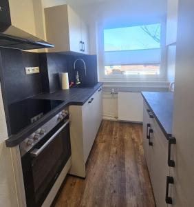 Η κουζίνα ή μικρή κουζίνα στο Ferienwohnung Gipfelstürmer