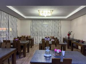 Ruang duduk di Hotel in Bakuriani