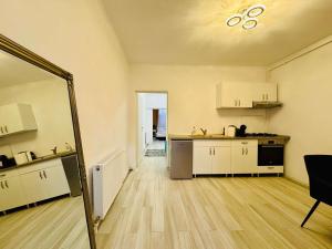 Kuchyň nebo kuchyňský kout v ubytování Joy City Stay Augustin 2