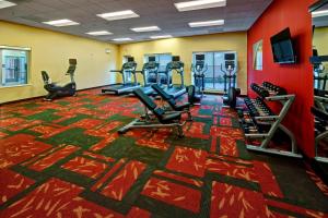 Fitness centrum a/nebo fitness zařízení v ubytování Courtyard by Marriott Westbury Long Island