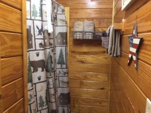 Gatlinburg Cabin Near Ripley's Aquarium的一间浴室