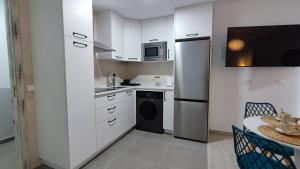 Una cocina o zona de cocina en Alojamientos Rurales Las Candelas