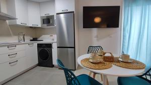 Una cocina o zona de cocina en Alojamientos Rurales Las Candelas