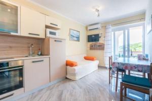 Kuchyň nebo kuchyňský kout v ubytování Apartments Barbara