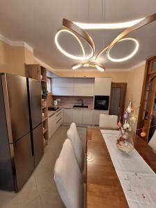 Kuchyň nebo kuchyňský kout v ubytování Apartments Barbara