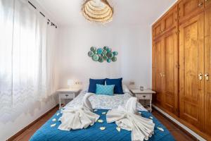 Cama o camas de una habitación en La Casa Del Bosque