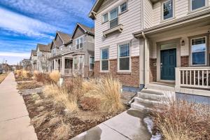 a row of houses in a residential neighborhood at Charming 3BR Retreat - Perfect for Families! in Fort Collins