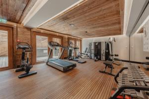 Fitness centrum a/nebo fitness zařízení v ubytování Ultima Hotel Gstaad