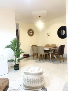 พื้นที่นั่งเล่นของ Chic appartement