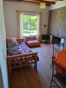 Posezení v ubytování La casa de Vistalba