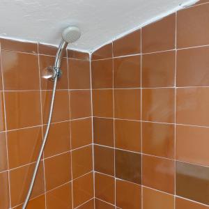 Koupelna v ubytování Alojamiento ILIA