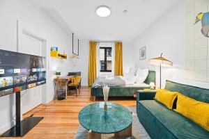 Köök või kööginurk majutusasutuses Lemon3 - CityNest mit Balkon & Workspace - Nähe Bahnhof