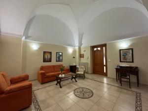 Posezení v ubytování B&B La Corte