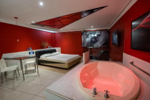 TV i/ili multimedijalni sistem u objektu Motel Scala