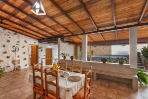 Zona de estar de Casa Las Toscas