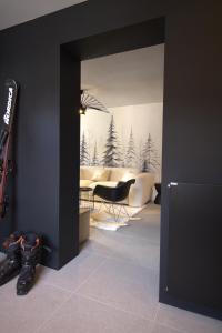 Posezení v ubytování Appartement ski in-out 4-6 pers Les Crosets Porte du Soleil