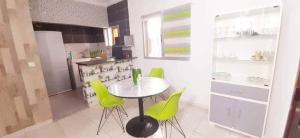 Η κουζίνα ή μικρή κουζίνα στο Résidence Zabehika