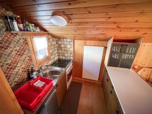 Kuchyň nebo kuchyňský kout v ubytování Chalet Talblick