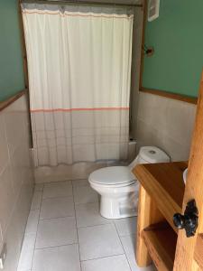 Koupelna v ubytování Espacio Ecole