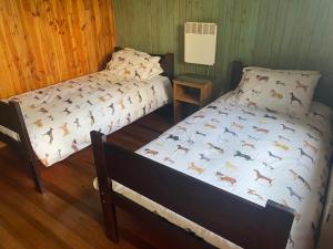 Postel nebo postele na pokoji v ubytování Espacio Ecole