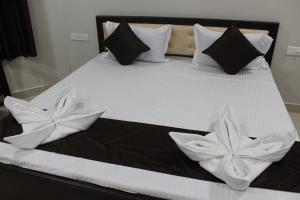 Postel nebo postele na pokoji v ubytování Hotel Yubraj