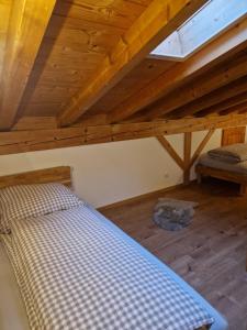 Postel nebo postele na pokoji v ubytování Das Bergnest