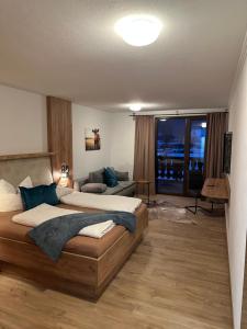 Posezení v ubytování Apartment Haus am See