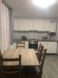 Kuchyň nebo kuchyňský kout v ubytování Caraiman House