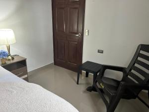 Postel nebo postele na pokoji v ubytování La casa de la H, entre pinos