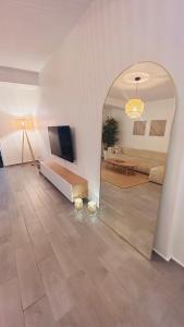 TV a/nebo společenská místnost v ubytování Villa Bleue Agadir