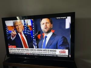 TV a/nebo společenská místnost v ubytování La casa de la H, entre pinos