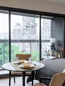 Postel nebo postele na pokoji v ubytování Arvo luxury Studio Rebouças C115 + 84 fotografií