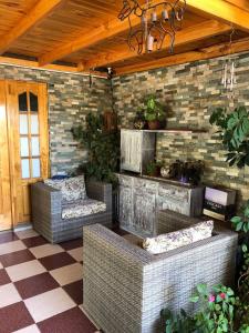 Posezení v ubytování Hostal Hibisco