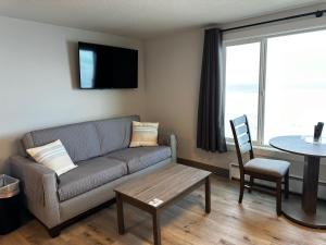 Posezení v ubytování West Beach Suites