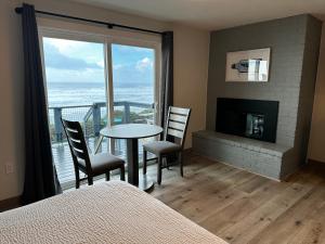 Posezení v ubytování West Beach Suites