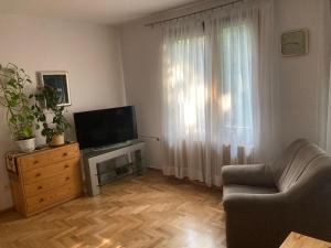 TV a/nebo společenská místnost v ubytování U Aluśki
