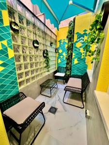 Posezení v ubytování Elegante Apartamento TRES COLORES