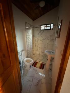 Koupelna v ubytování Aura Bungalow