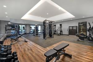 Fitness centrum a/nebo fitness zařízení v ubytování Courtyard Boston Raynham