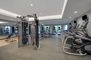 Fitness centrum a/nebo fitness zařízení v ubytování Courtyard Boston Raynham