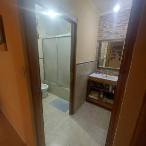 Bilik mandi di Casita de la playa