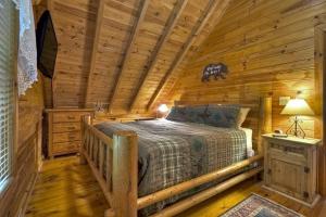 Ένα ή περισσότερα κρεβάτια σε δωμάτιο στο Mountainview Getaway