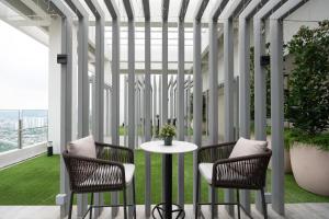 Posezení v ubytování Luxury Skyline Suite by PSM