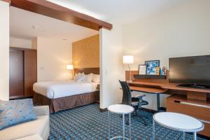 Ένα ή περισσότερα κρεβάτια σε δωμάτιο στο Fairfield Inn & Suites by Marriott Sidney
