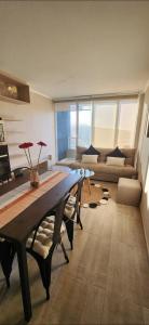 Χώρος καθιστικού στο Hermoso Departamento