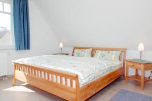 Ένα ή περισσότερα κρεβάτια σε δωμάτιο στο Haus an der Birke
