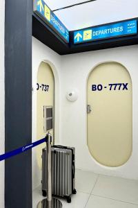 Vstupní hala nebo recepce v ubytování Dooga Ins-Boeing 737 Seaview